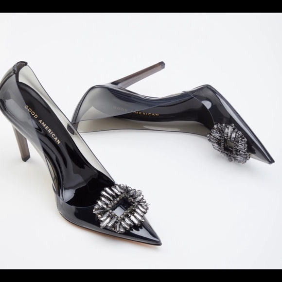 Good American Shoes - Good American cinder fu*%enrella pump
